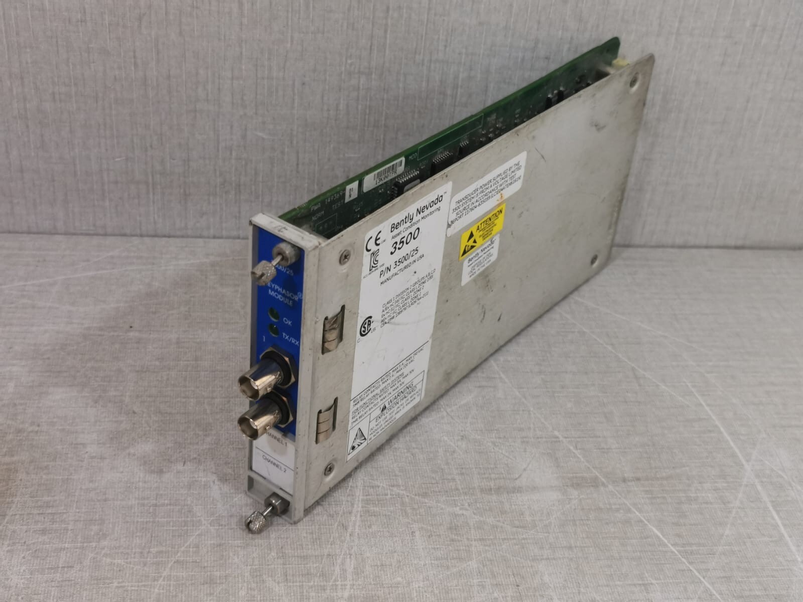Bently Nevada 149369-01 3500/25 BENTLY NEVADA 149369-01 KEYPHASOR MODULE 3