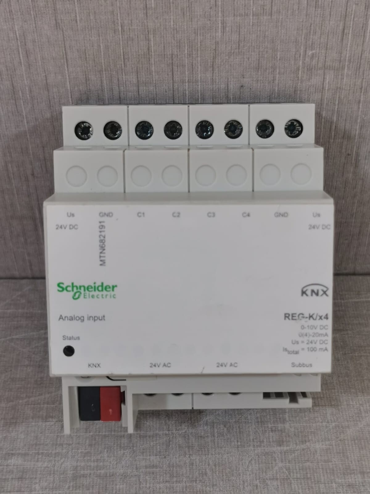 SCHNEIDER ELECTRIC MTN682191 RG-K/x4 ANALOG INPUT
