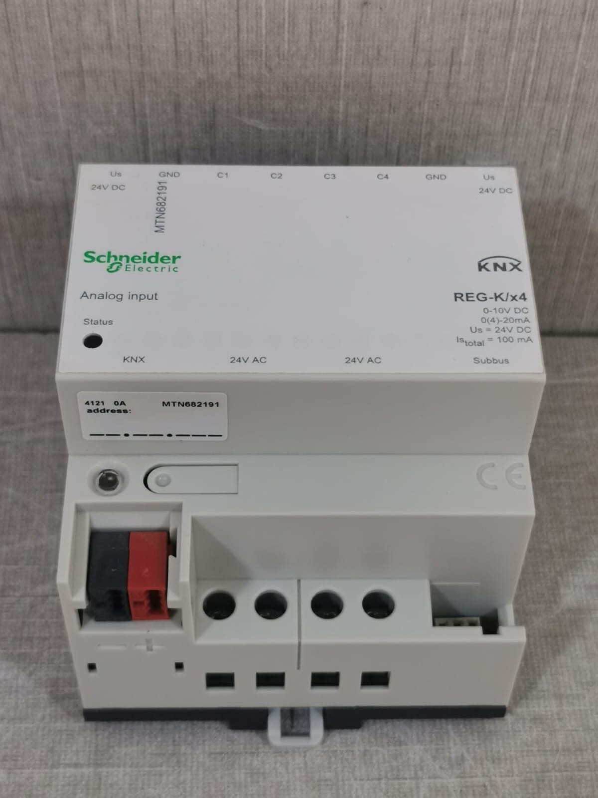 Schneider Electric MTN682191 SCHNEIDER ELECTRIC MTN682191 RG-K/x4 ANALOG INPUT- BUT 5