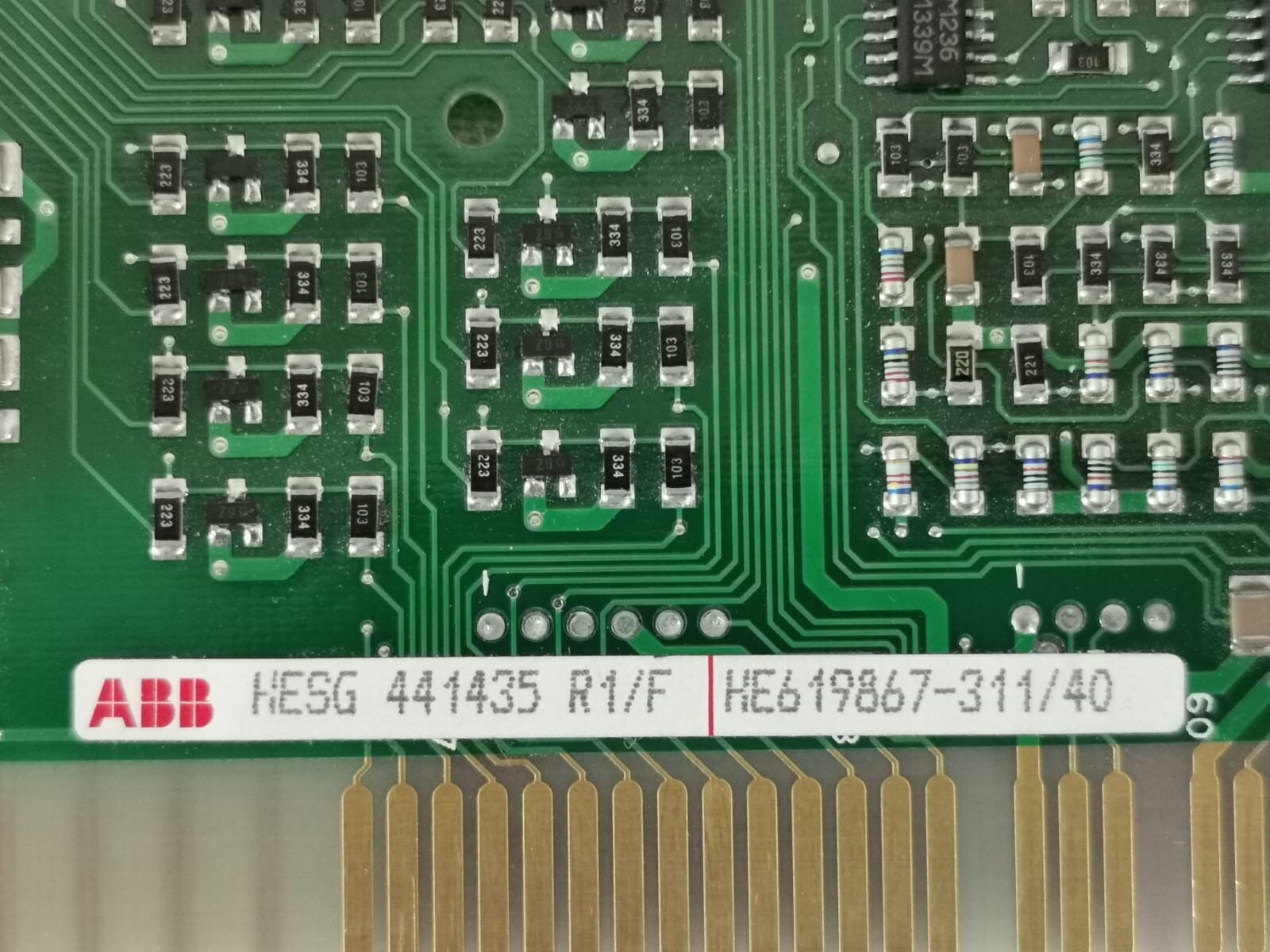 ABB HESG 441435 R1/F /HE619867-311/40 ABB HESG 441435 R1/F /HE619867-311/40 UV91A MODULE 5