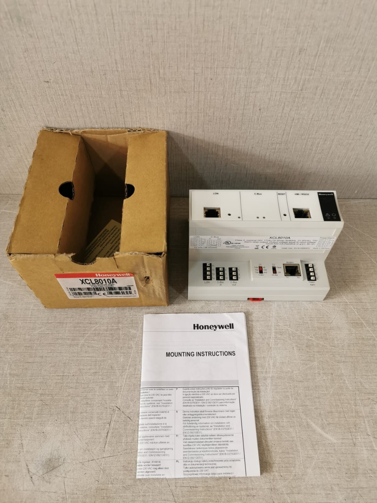 Honeywell XCL8010A HONEYWELL XCL8010A EXCEL 800 PLANT CONTROLLER MODULE 2