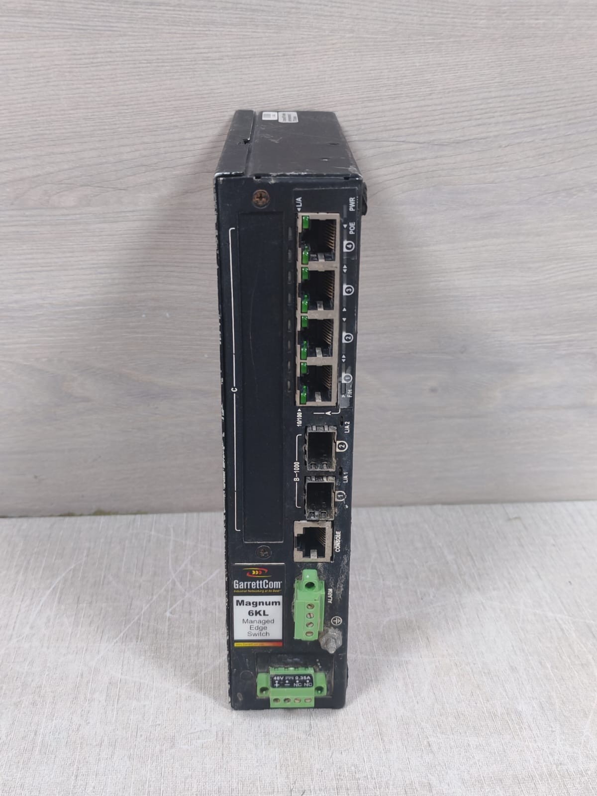 GarrettCom Magnum 6KL 4-Port Managed Edge Switch / 6KLP-48VDC