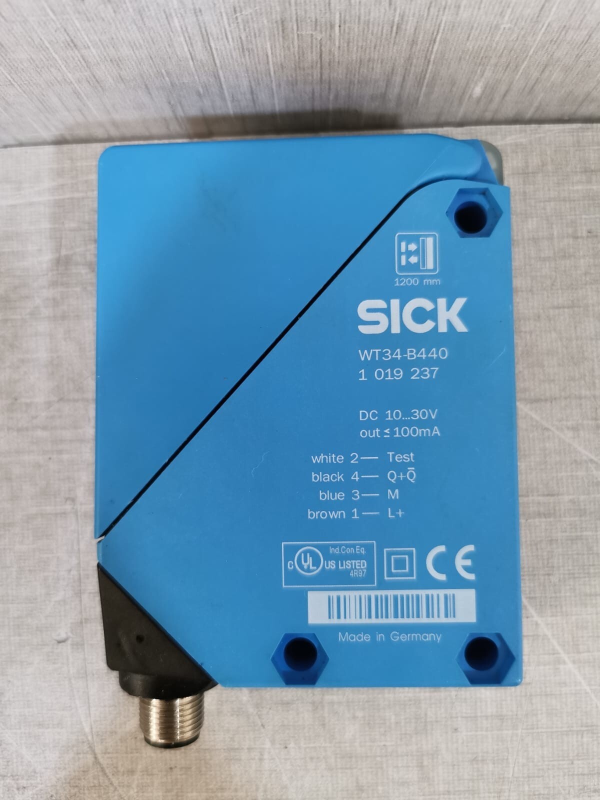 SICK WT34-B440 PHOTOELECTRIC SENSOR