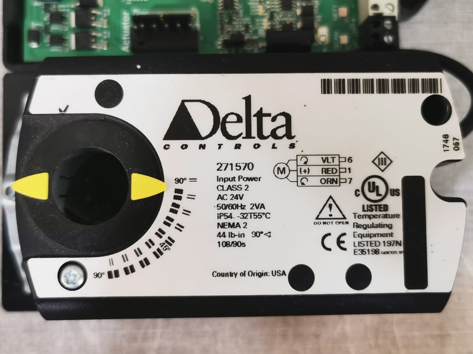 DELTA CONTROLS EZV-440 DELTA CONTROLS EZV-440-AMP ENTELIZONE PROGRAMMABLE VAV CONTROLLER- MISSING PART 4