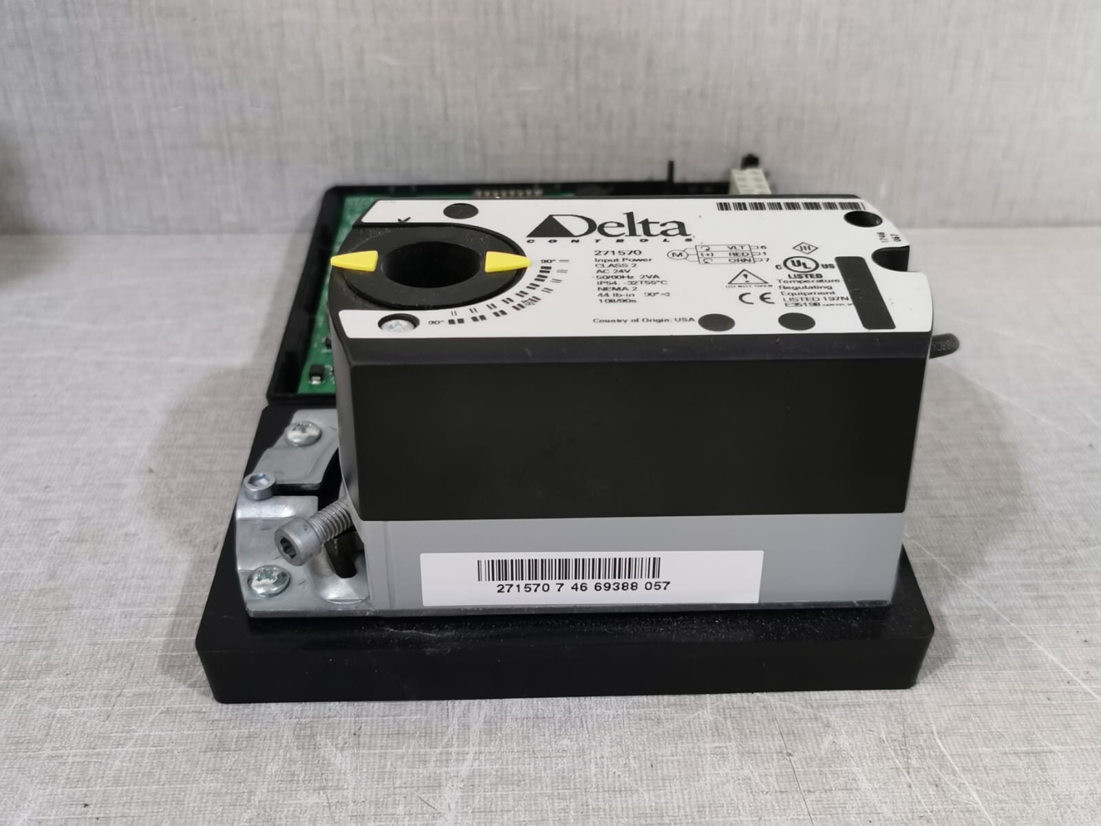 DELTA CONTROLS EZV-440 DELTA CONTROLS EZV-440-AMP ENTELIZONE PROGRAMMABLE VAV CONTROLLER- MISSING PART 7