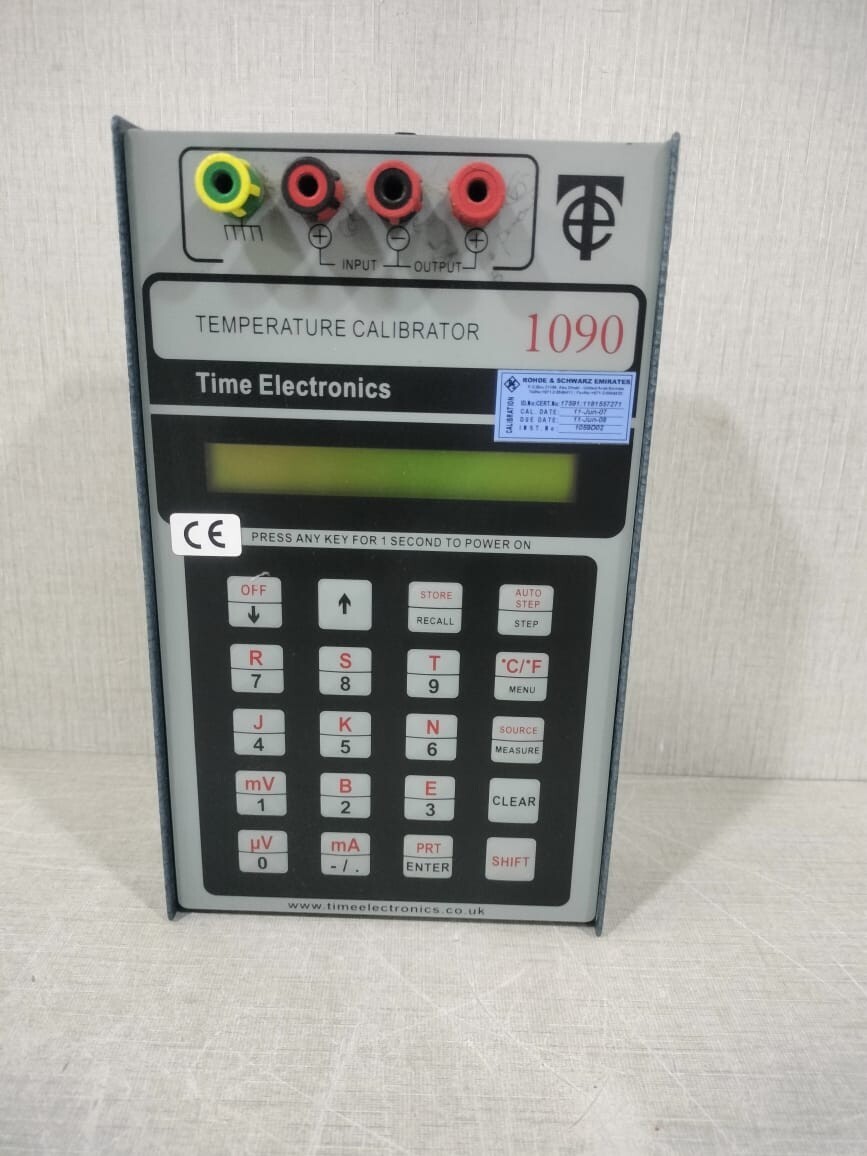 TIME ELECTRONICS TEMPERATURE PORTABLE CALIBRATOR 1090 TIME ELECTRONICS TEMPERATURE PORTABLE CALIBRATOR 1090 2