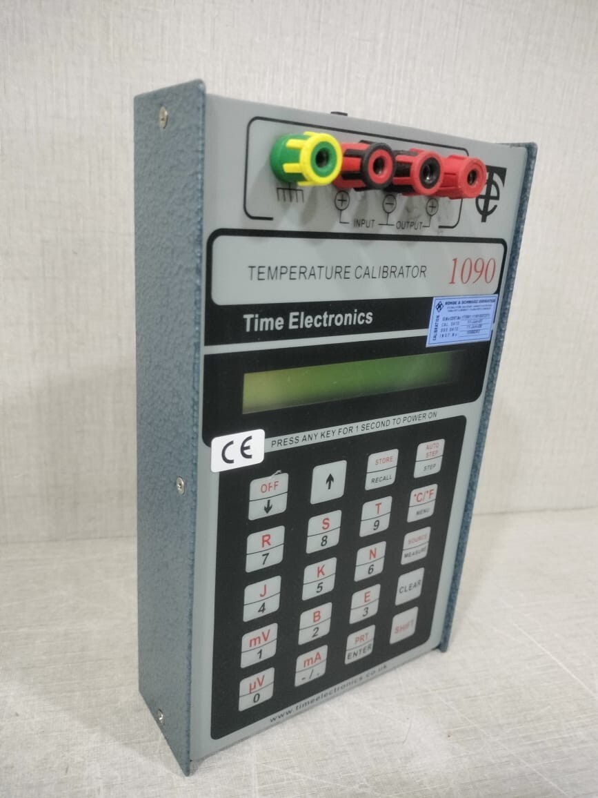 TIME ELECTRONICS TEMPERATURE PORTABLE CALIBRATOR 1090 TIME ELECTRONICS TEMPERATURE PORTABLE CALIBRATOR 1090 3