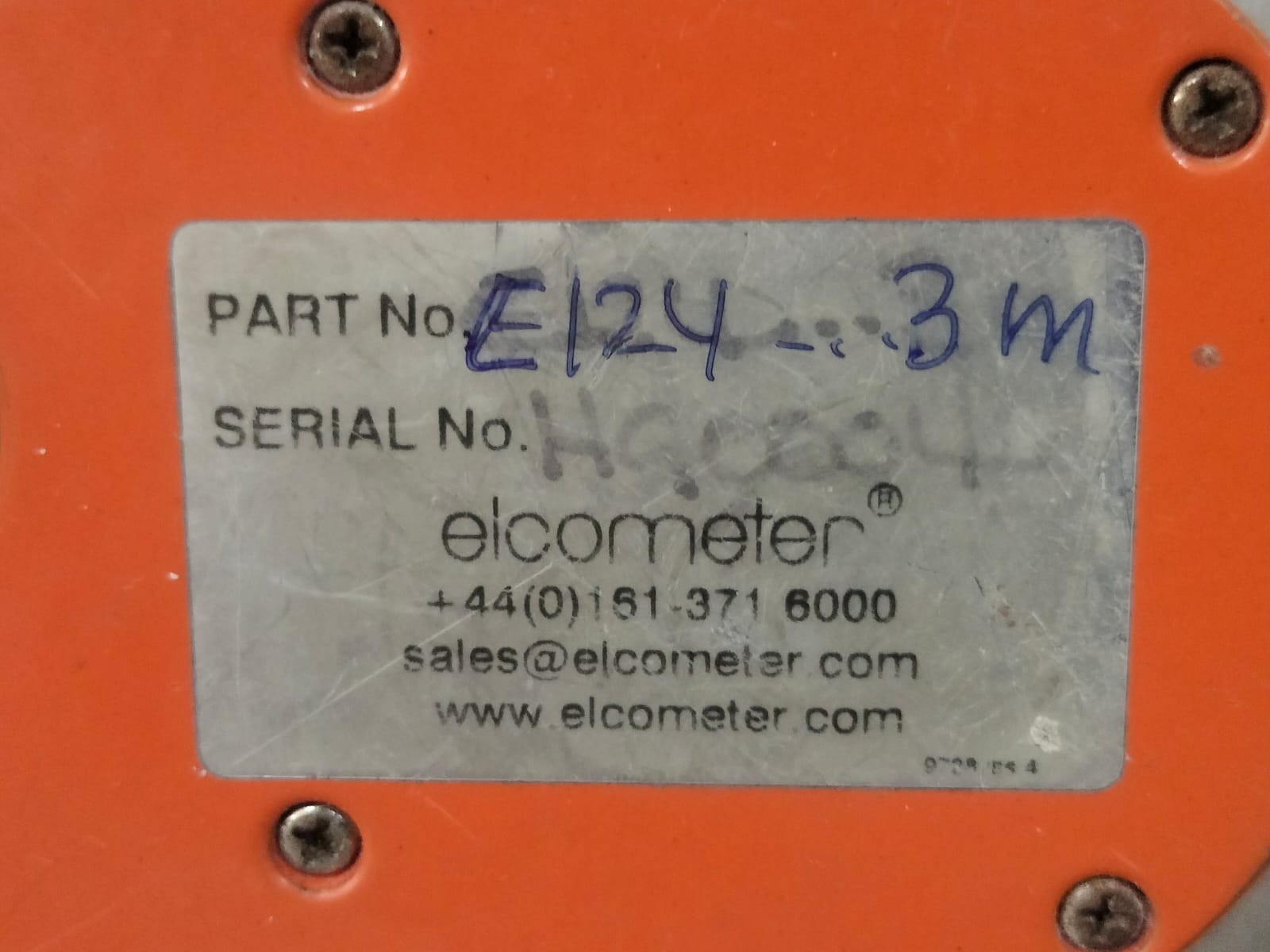 Elcometer E124-3M Elcometer E124-3M Foil Thickness Gauge -BROKEN COVER without HANDLE 5