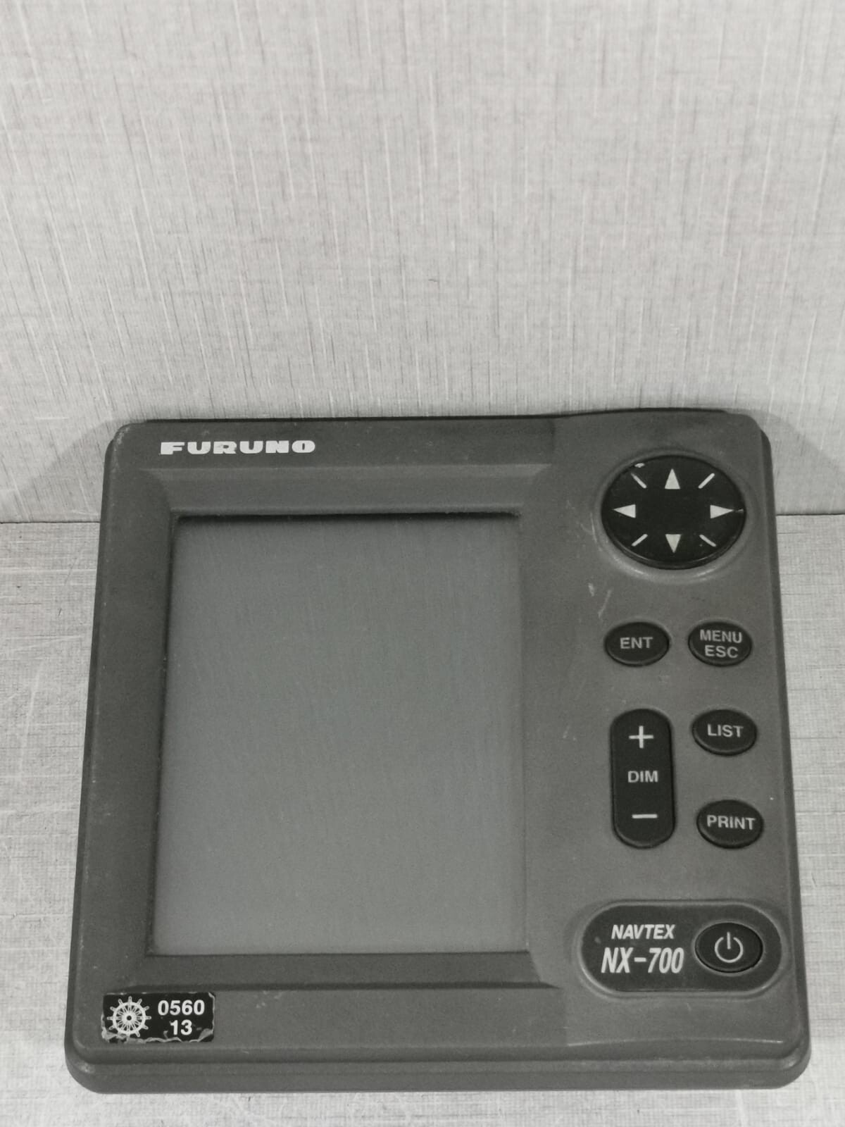FURUNO NAVTEX NX-700 RECEIVER LCD DISPLAY UNIT NX-700B - UNIT ONLY