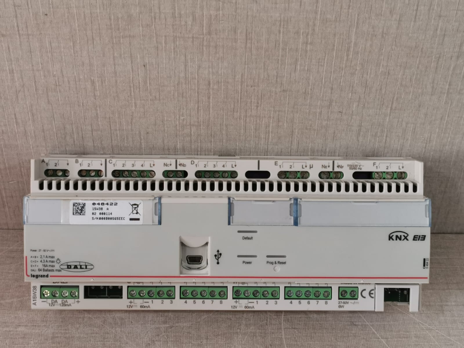 LEGRAND 048422 /15W38 A ROOM CONTROLLER