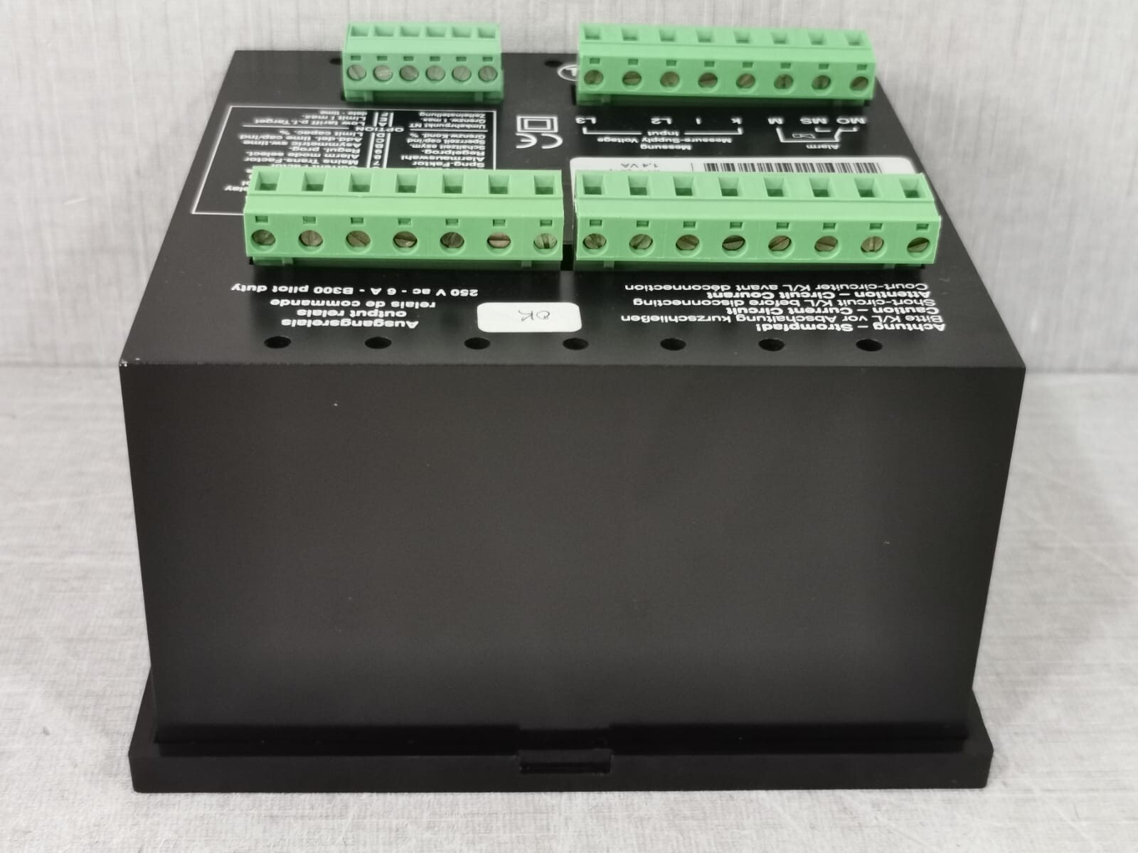 Beluk BLR-CM 06 BELUK BLR-CM 06 MBz POWER FACTOR CONTROLLER 7