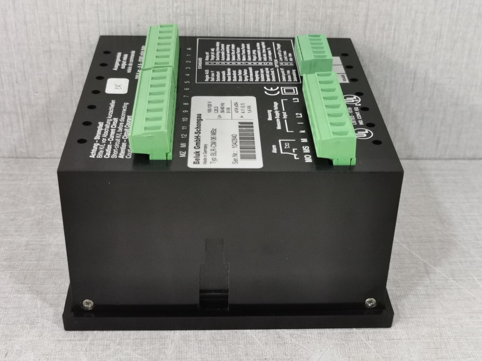 Beluk BLR-CM 06 BELUK BLR-CM 06 MBz POWER FACTOR CONTROLLER 10