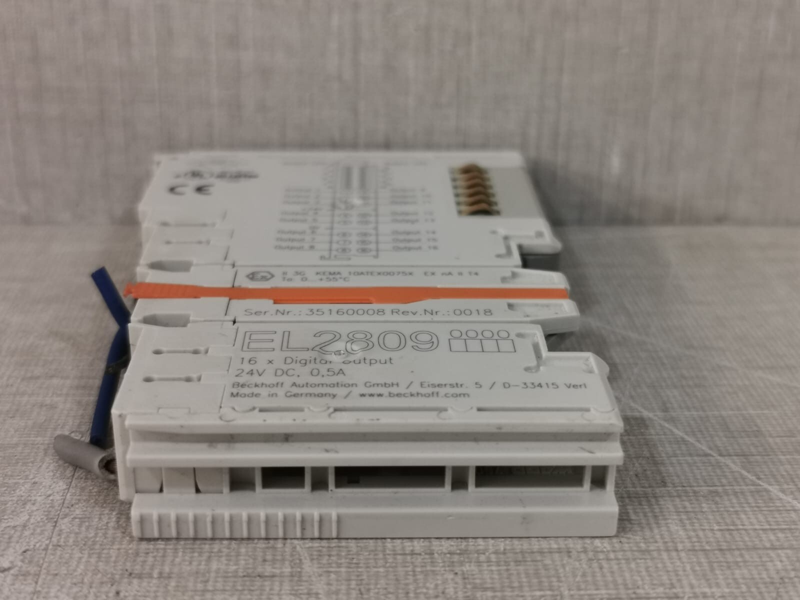 BECKOFF EL2809 BECKOFF EL2809 16-CHANNEL DIGITAL OUTPUT TERMINAL 5
