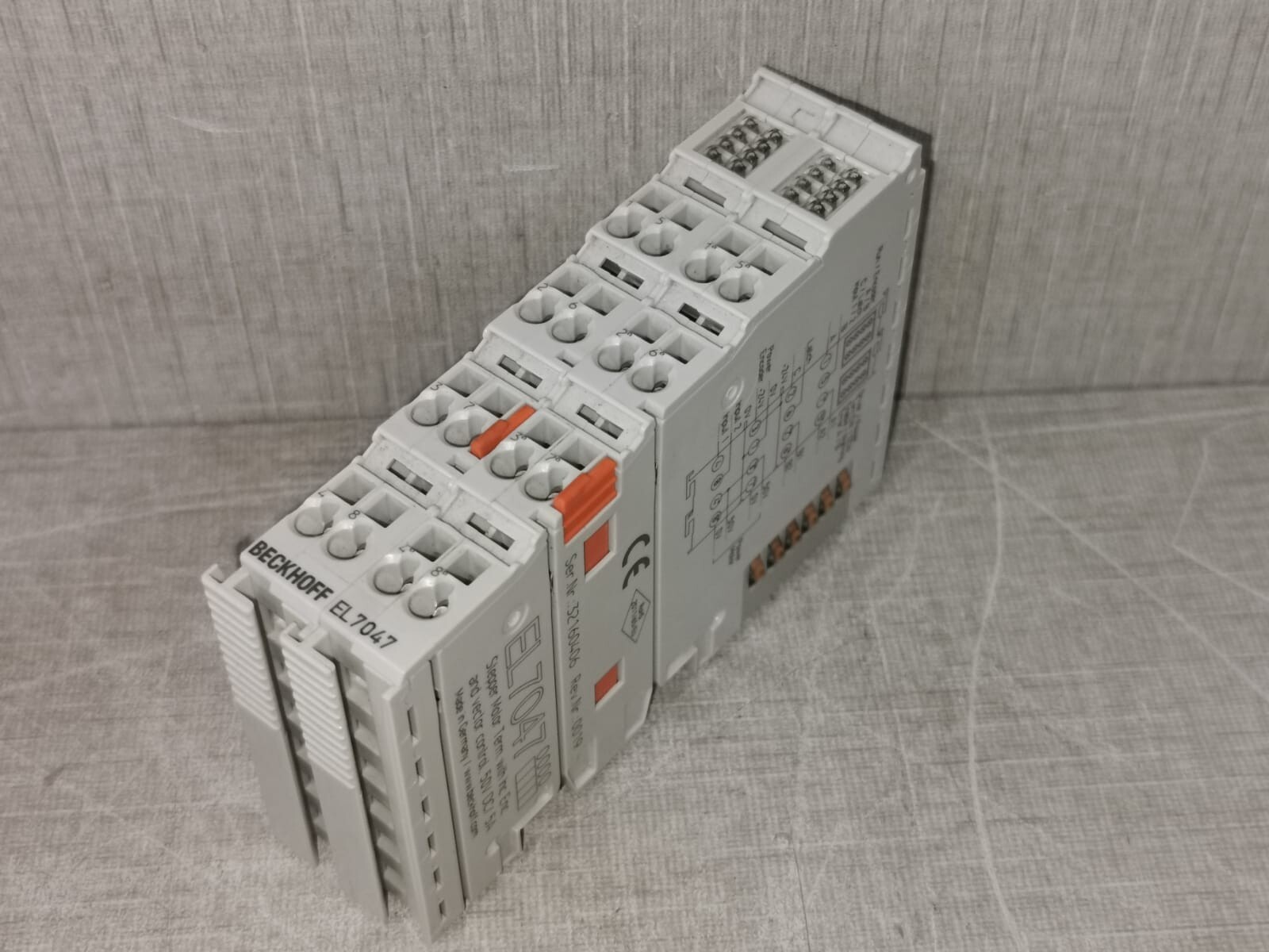 BECKOFF EL7047 BECKOFF EL7047 STEPPER MOTOR TERM WITH INC. ENC AND VECTOR CONTROL 8