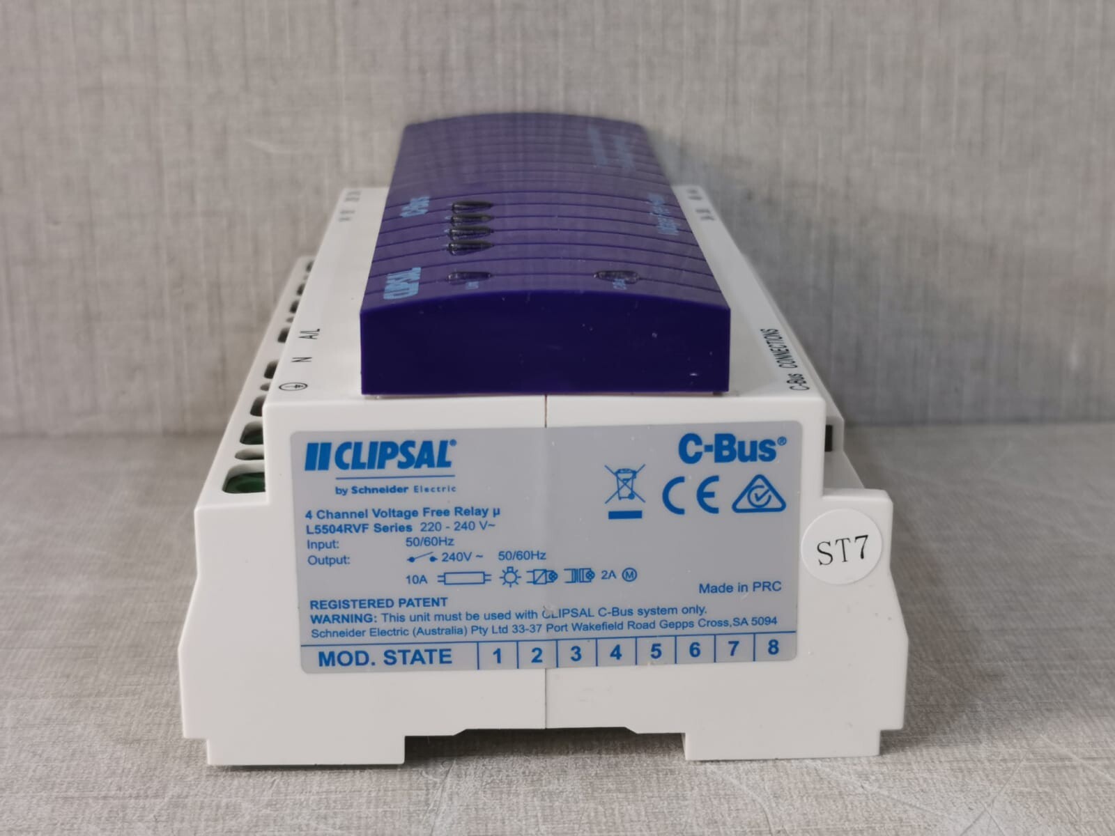 CLIPSAL L5504RVF/L5504RVFP CLIPSAL L5504RVF/L5504RVFP Relay 4 Channel Voltage Free Relay(MFG 2020) 3