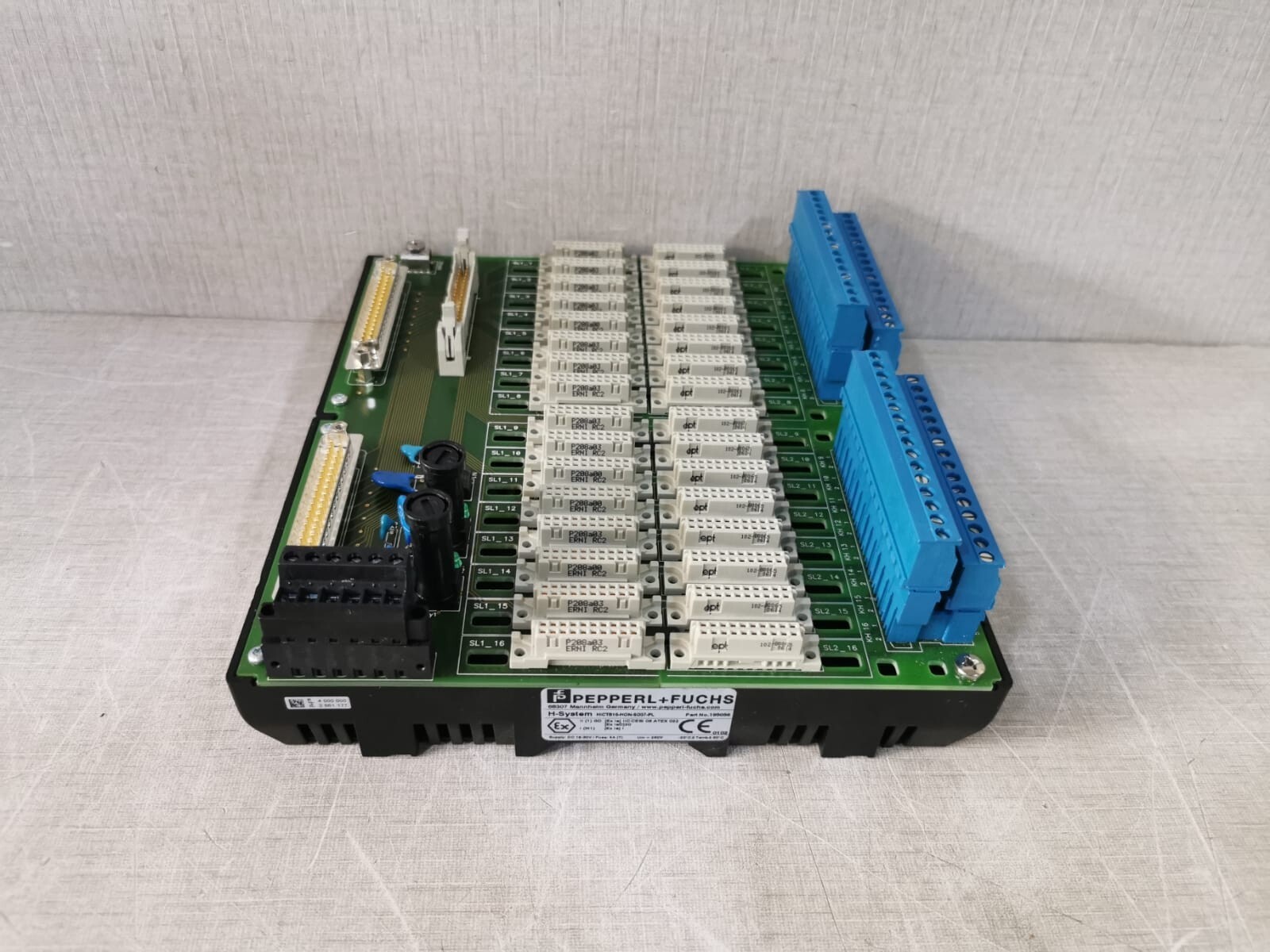 Pepperl+Fuchs 195056 Pepperl+Fuchs HICTB16-HON-SD37-PL TERMINATION BOARD P/n: 195056 8