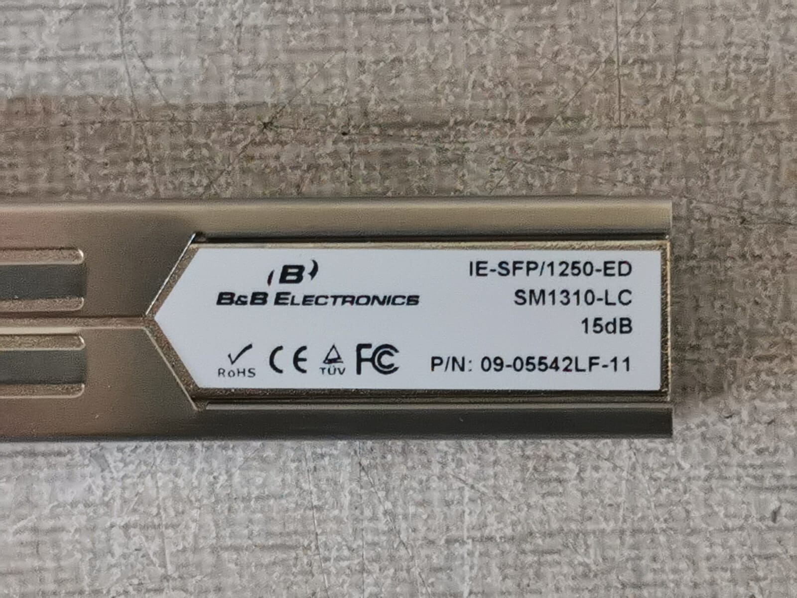 B+B SmartWorx (Advantech) 09-05542LF-11 B+B SmartWorx (Advantech) IE-SFP/1250-ED, SM1310-LC LOT 4 2