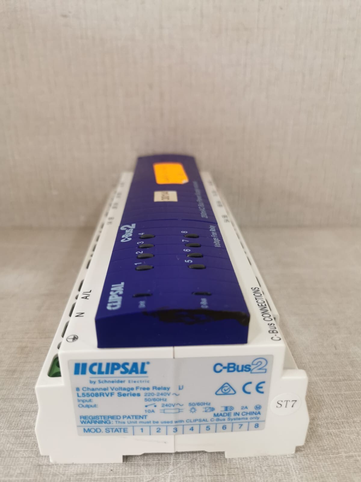 Clipsal L5508RVF CLIPSAL L5508RVF C-BUS2 8-CHANNEL VOLTAGE FREE RELAY (MFG 2015) 3
