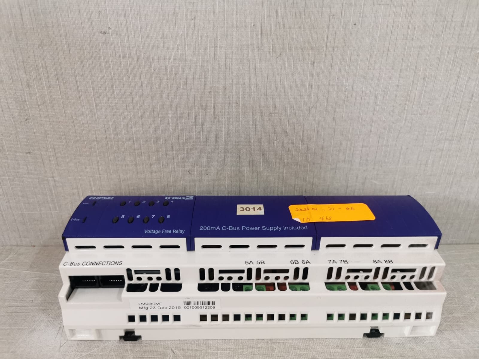 Clipsal L5508RVF CLIPSAL L5508RVF C-BUS2 8-CHANNEL VOLTAGE FREE RELAY (MFG 2015) 6