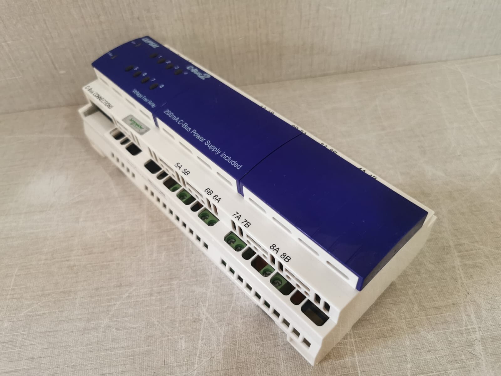 Clipsal L5508RVF CLIPSAL L5508RVF C-BUS2 8-CHANNEL VOLTAGE FREE RELAY (MFG 2011) 8