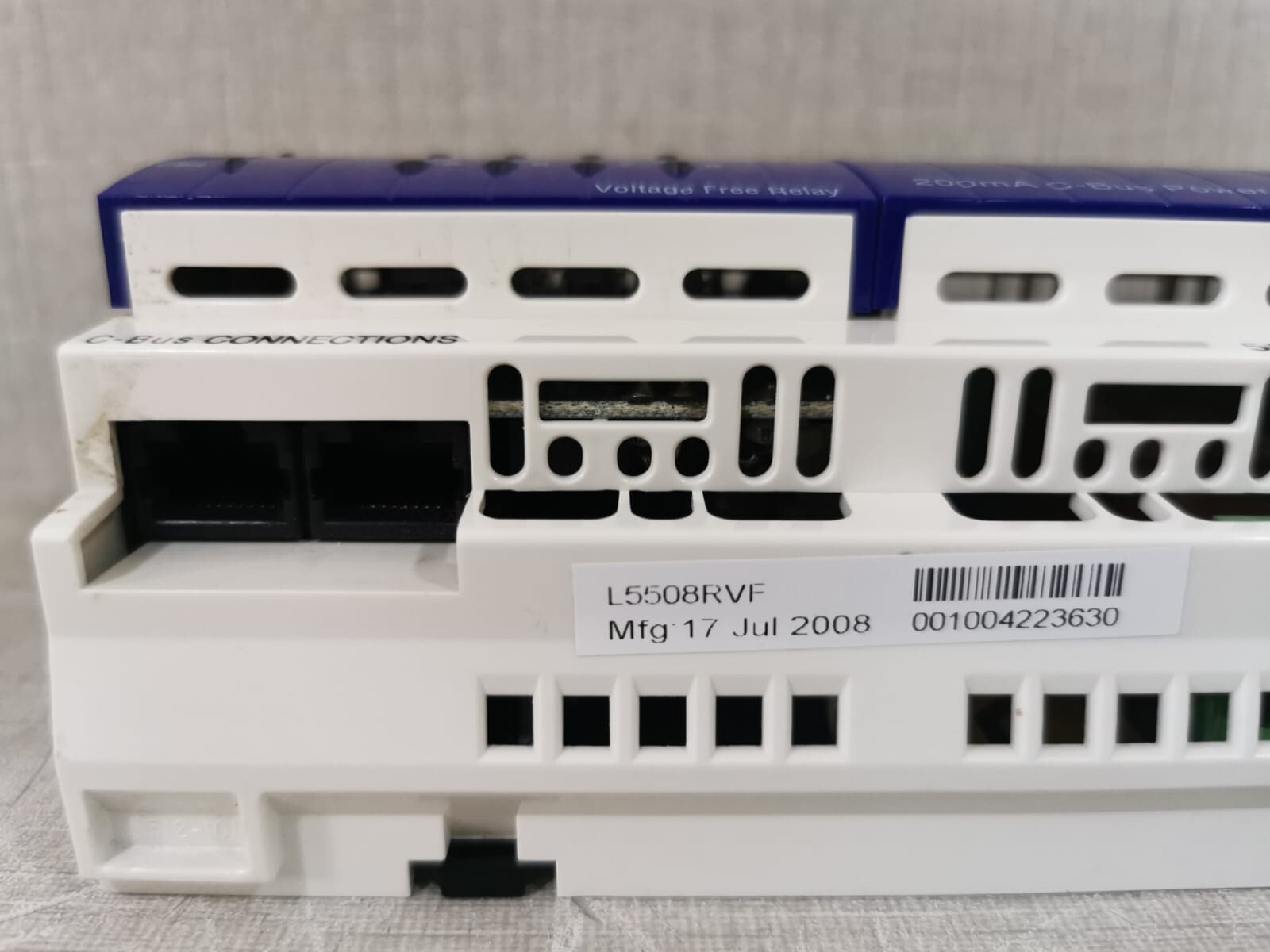 Clipsal L5508RVF CLIPSAL L5508RVF C-BUS2 8-CHANNEL VOLTAGE FREE RELAY (MFG 2008) 5