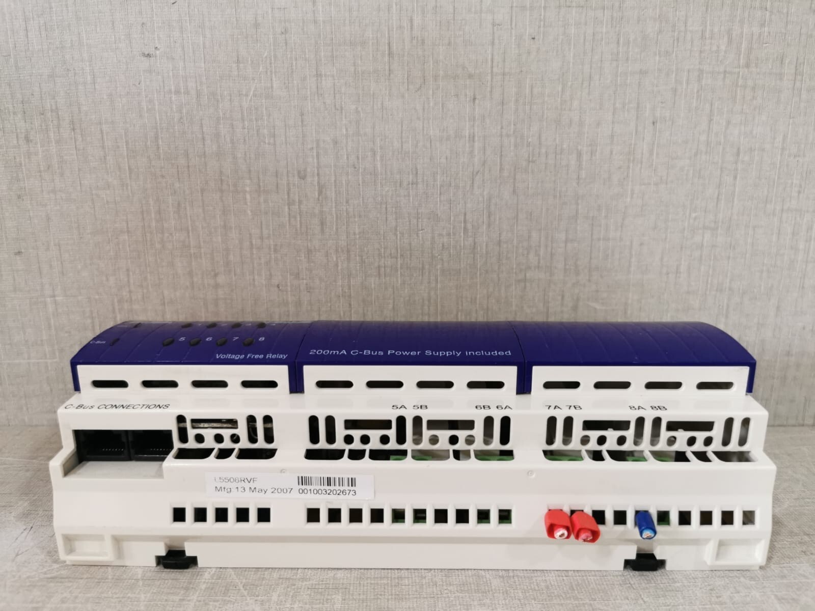 Clipsal L5508RVF CLIPSAL L5508RVF C-BUS2 8-CHANNEL VOLTAGE FREE RELAY (MFG 2007) 6