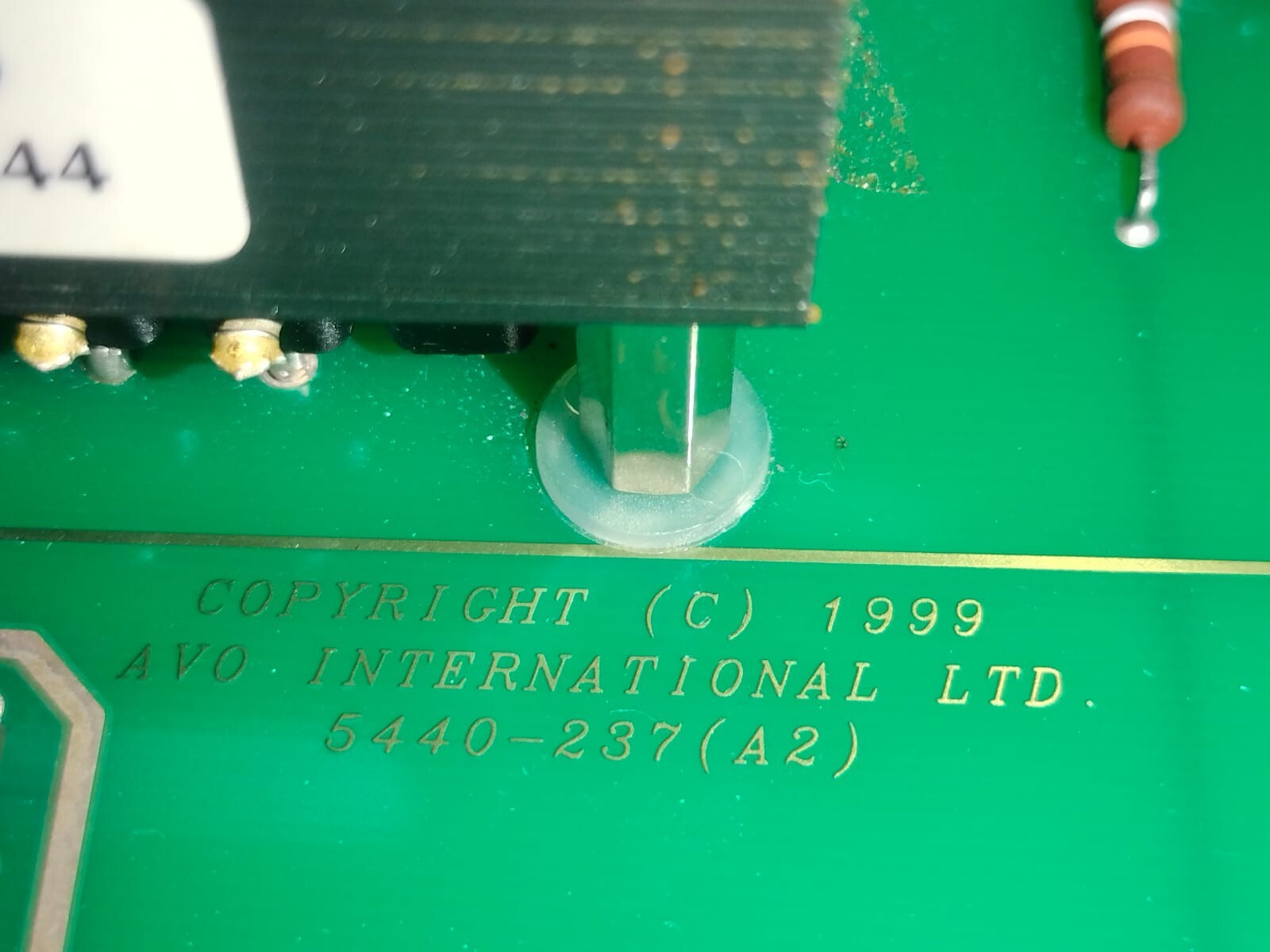 AVO 5440-237(A2) AVO international 5440-237(A2) board from Megger Insulation Tester 3