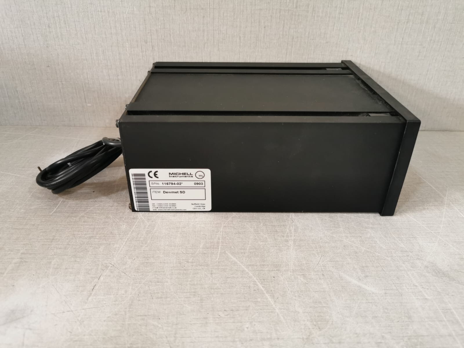 Michell Instruments 116794-02 Michell Instruments DEWMET / DEWMET SD Cooled Mirror DewPointMeter 116794-02 9