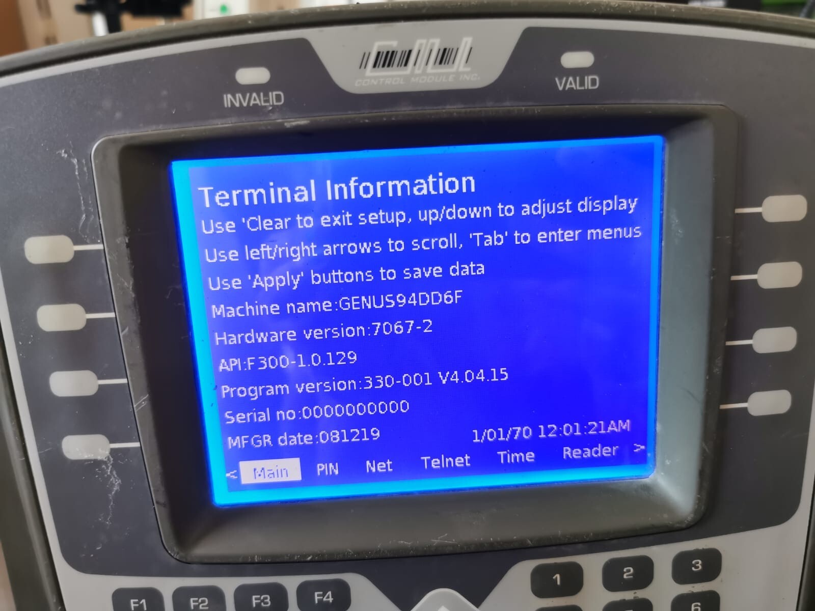 CMI 3000-A0808 CONTROL MODULE INC 3000-A0808 REV.D CMI GENUS G2 TERMINAL ASSY(MKII,DLX,SO,SBIO) 2