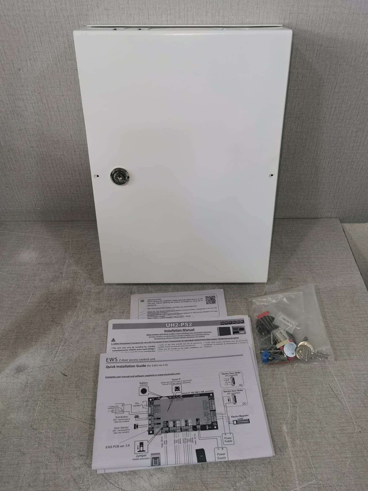 XPR EWS 2 Door Access Control Unit with Metal Enclosure UH2-PS2 Power Supply