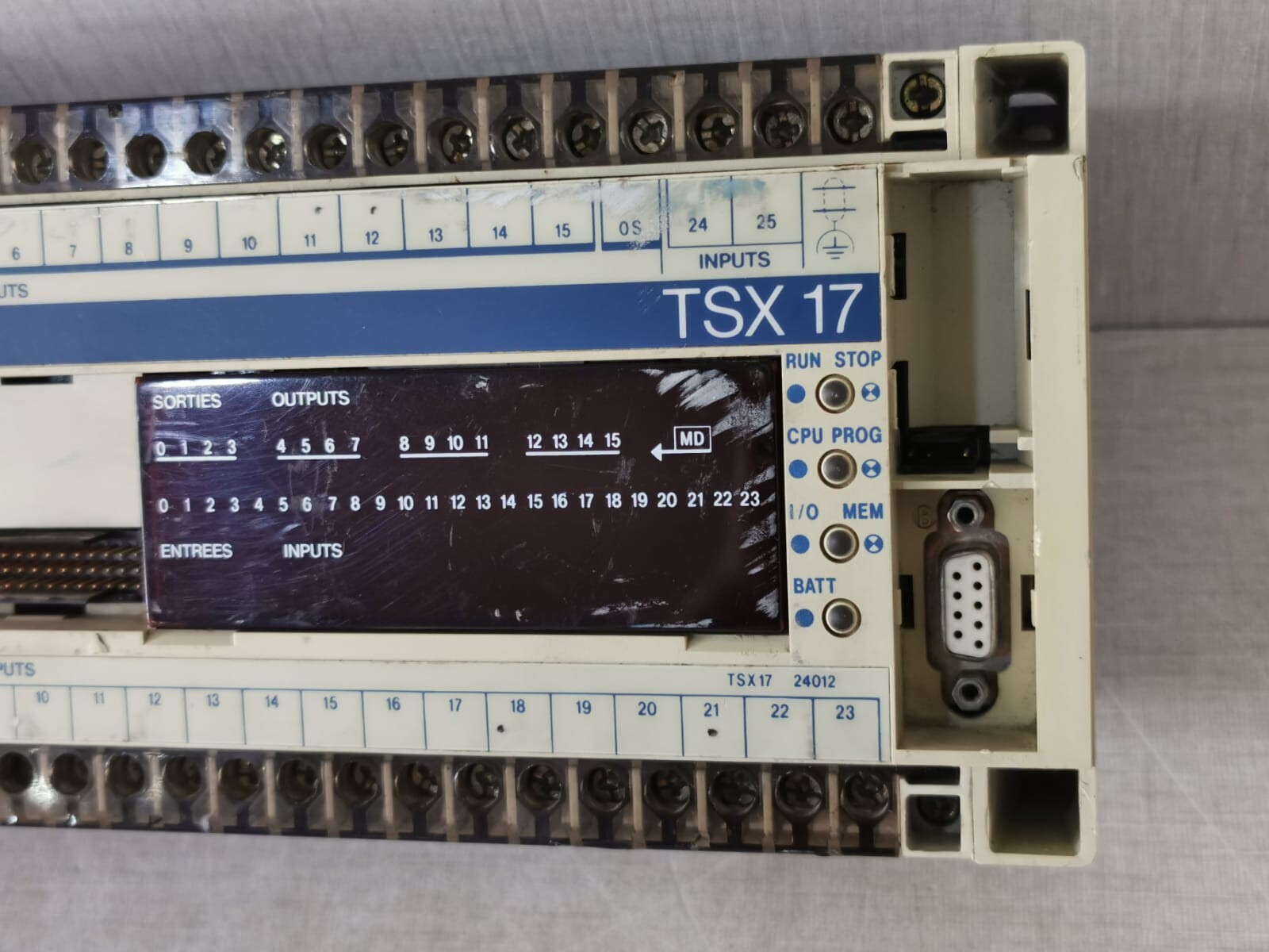 Schneider Electric 1724012 TELEMECANIQUE TSX 17 PGM. CONTROLLER TSX 1724012 - Missing Some Front Cover 5