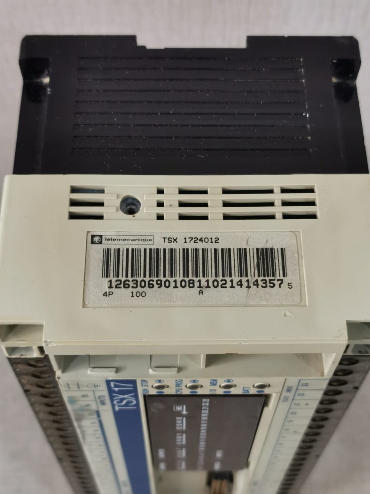 Schneider Electric 1724012 TELEMECANIQUE TSX 17 PGM. CONTROLLER TSX 1724012 - Missing Some Front Cover 10