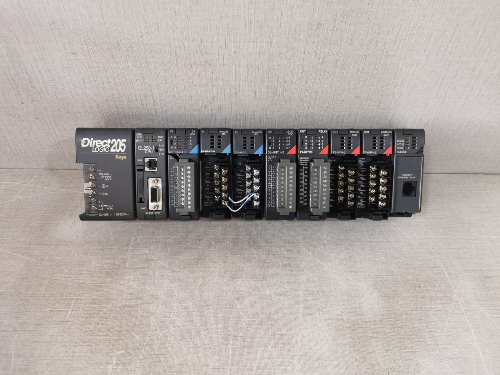Koyo Direct Logic 205 with Base D2-09B-1