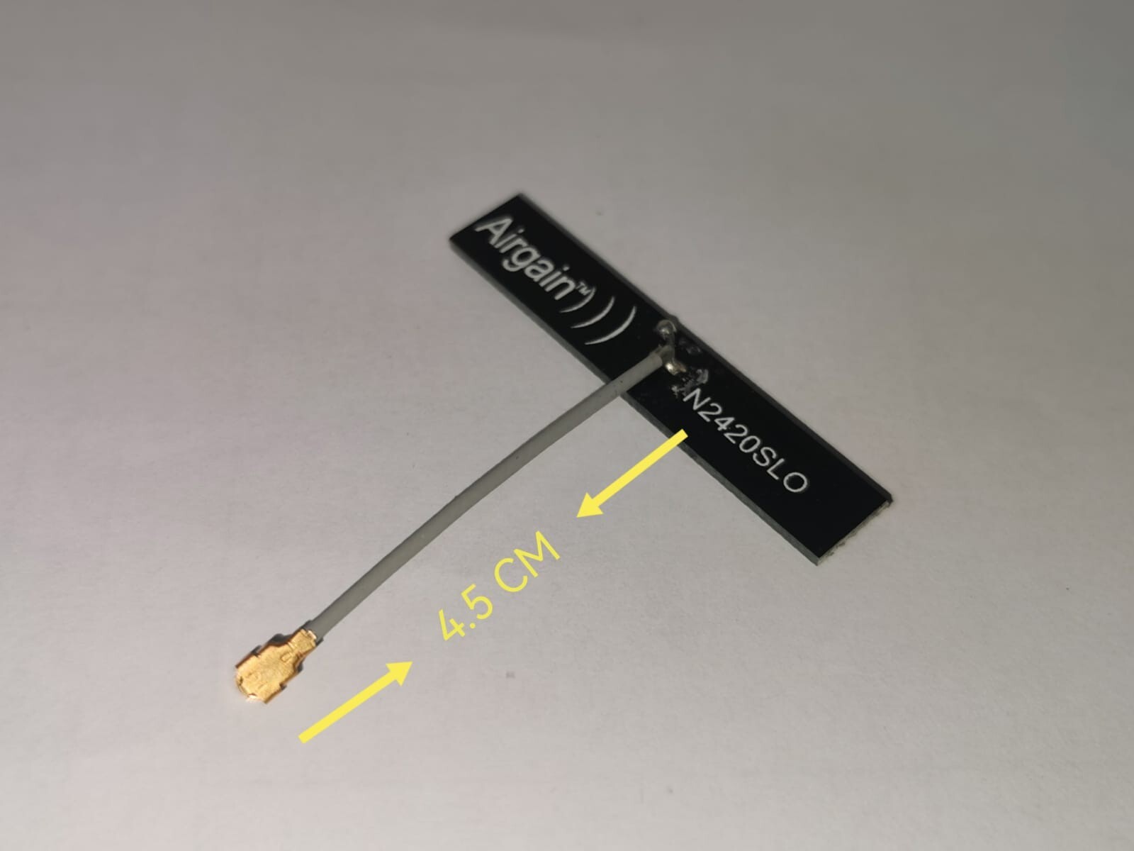 AIRGAIN N2420SLO EMBEDDED ANTENNA (4.5 CM CABLE