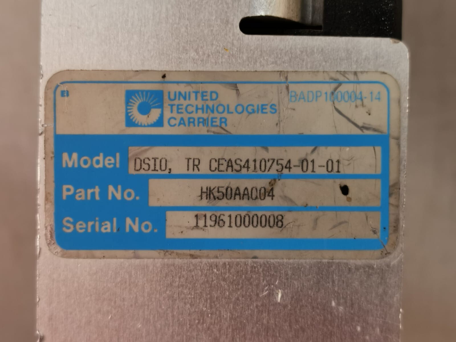 Carrier HK50AA004 CARRIER DSIO TR CEAS410754-01-01 P/n: HK50AA004 CONTROLLER MODULE 2