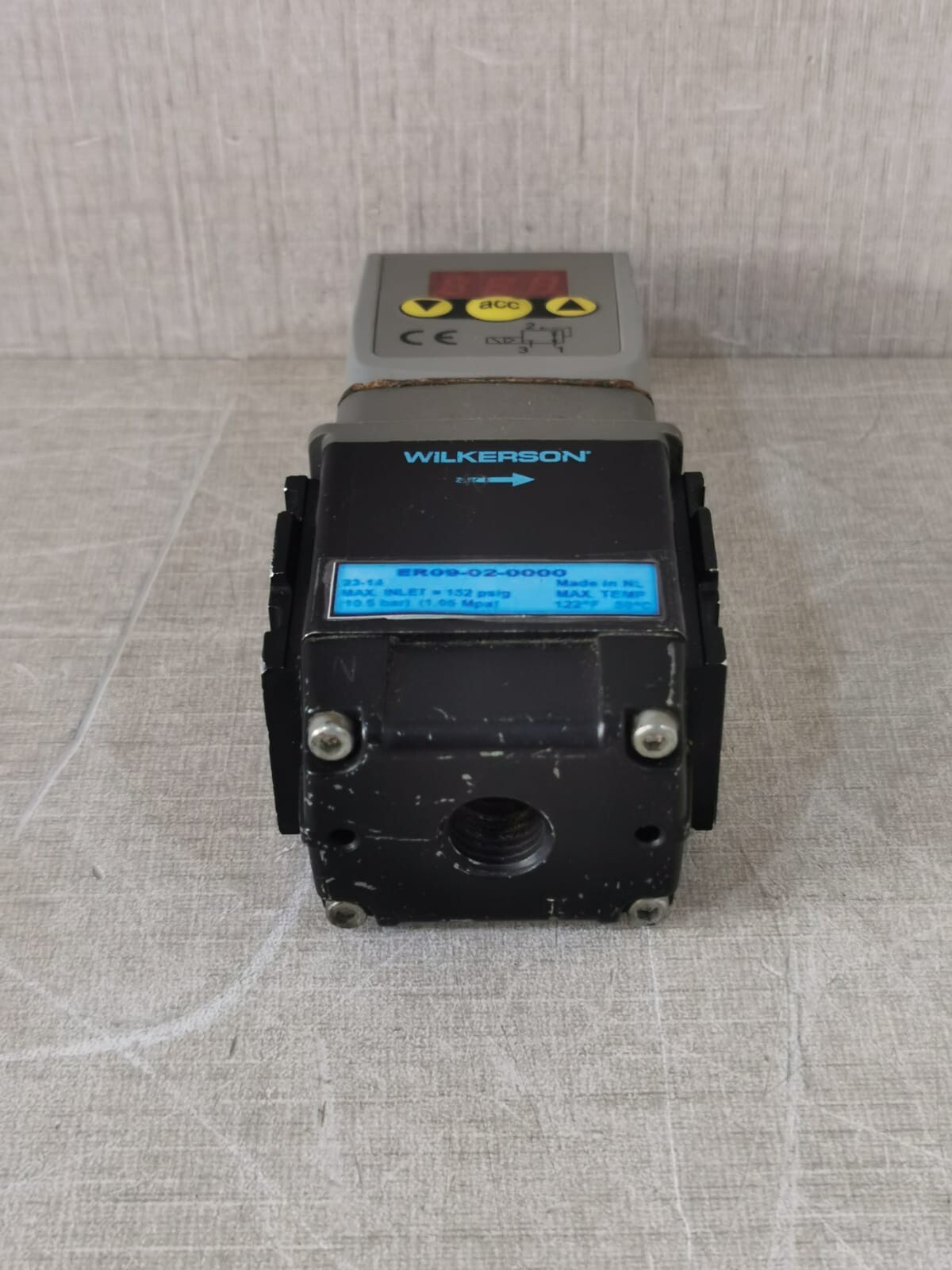 Wilkerson ER09-02-0000 WILKERSON ER09-02-0000 Electronic Proportional Regulator 10