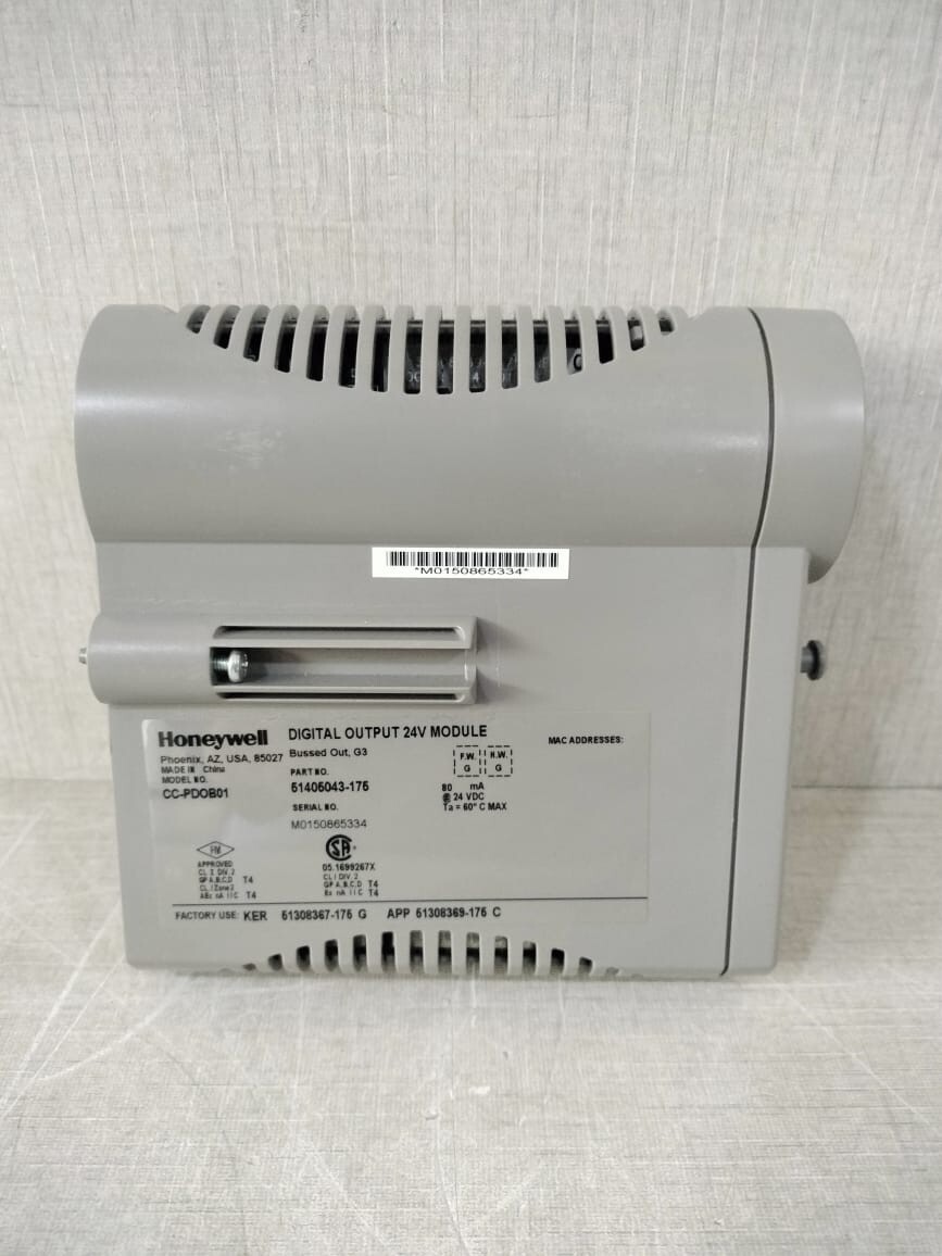 Honeywell PDOB01 Honeywell CC-PDOB01 Digital Output 24V P/N: 51405043-175 ( FW: G, HW: G ) 6