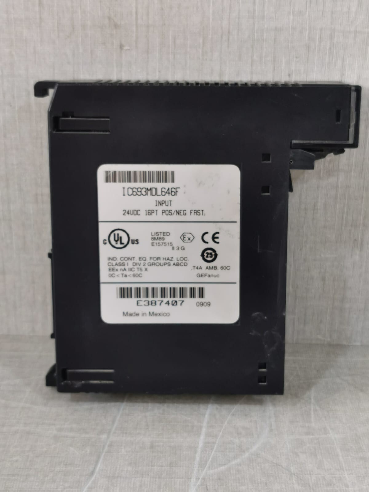 GE IC693MDL646F IC693MDL646F GE FANUC Input Module - Missing Front Cover 3