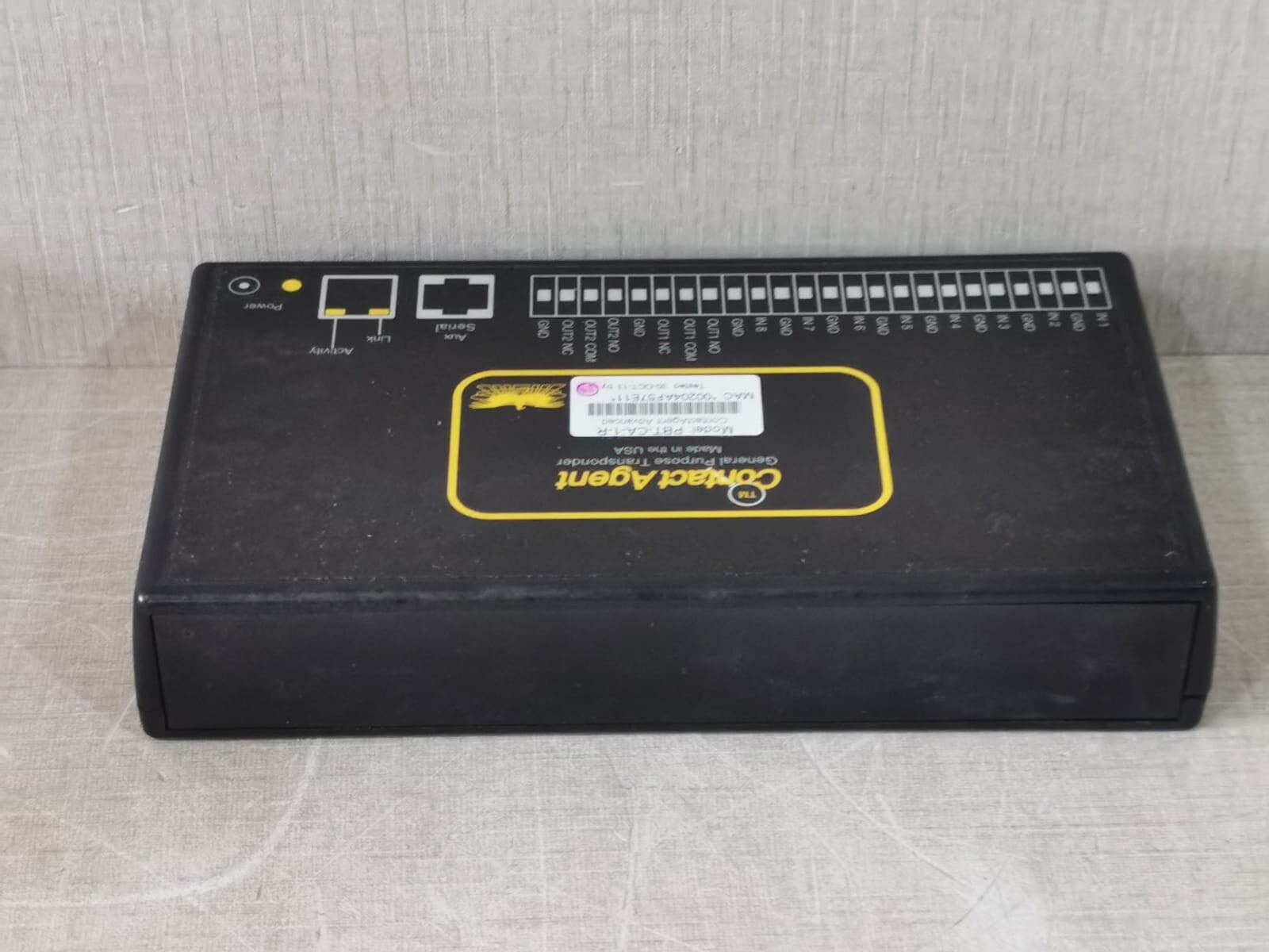 CONTACT AGENT PBT-CA-1-R CONTACT AGENT PBT-CA-1-R General Purpose Transponder 8