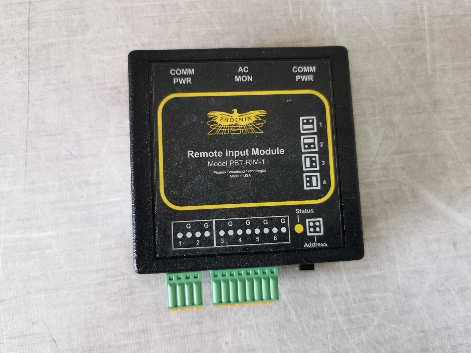 Phoenix Broadband Technologies PBT-RIM Phoenix Broadband Technologies PBT-RIM / PBT-RIM-1 Remote Input Module 4