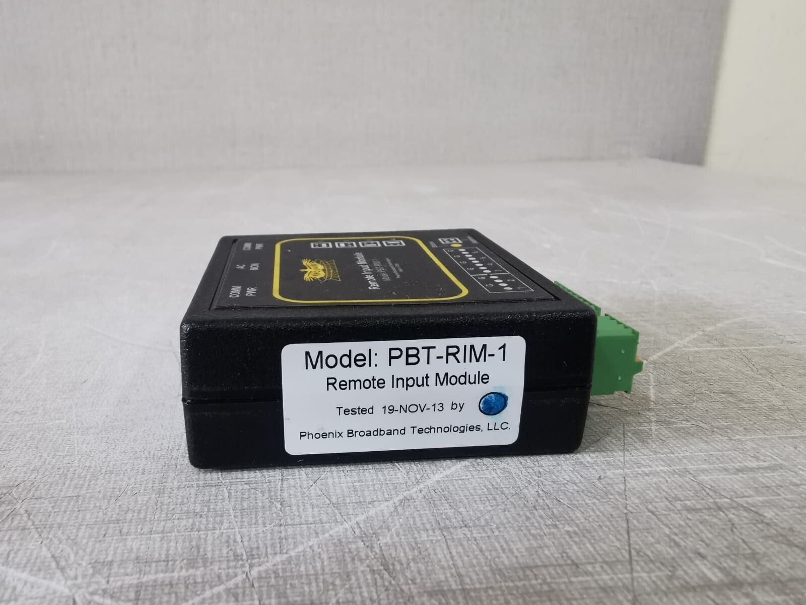 Phoenix Broadband Technologies PBT-RIM Phoenix Broadband Technologies PBT-RIM / PBT-RIM-1 Remote Input Module 5