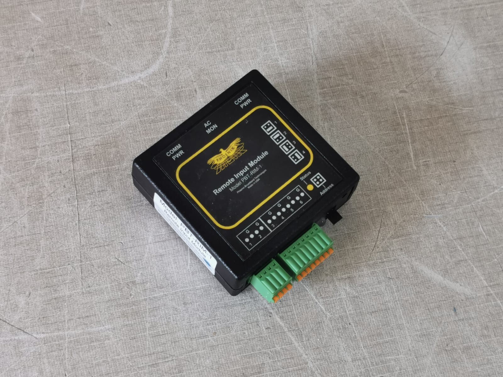 Phoenix Broadband Technologies PBT-RIM Phoenix Broadband Technologies PBT-RIM / PBT-RIM-1 Remote Input Module 9