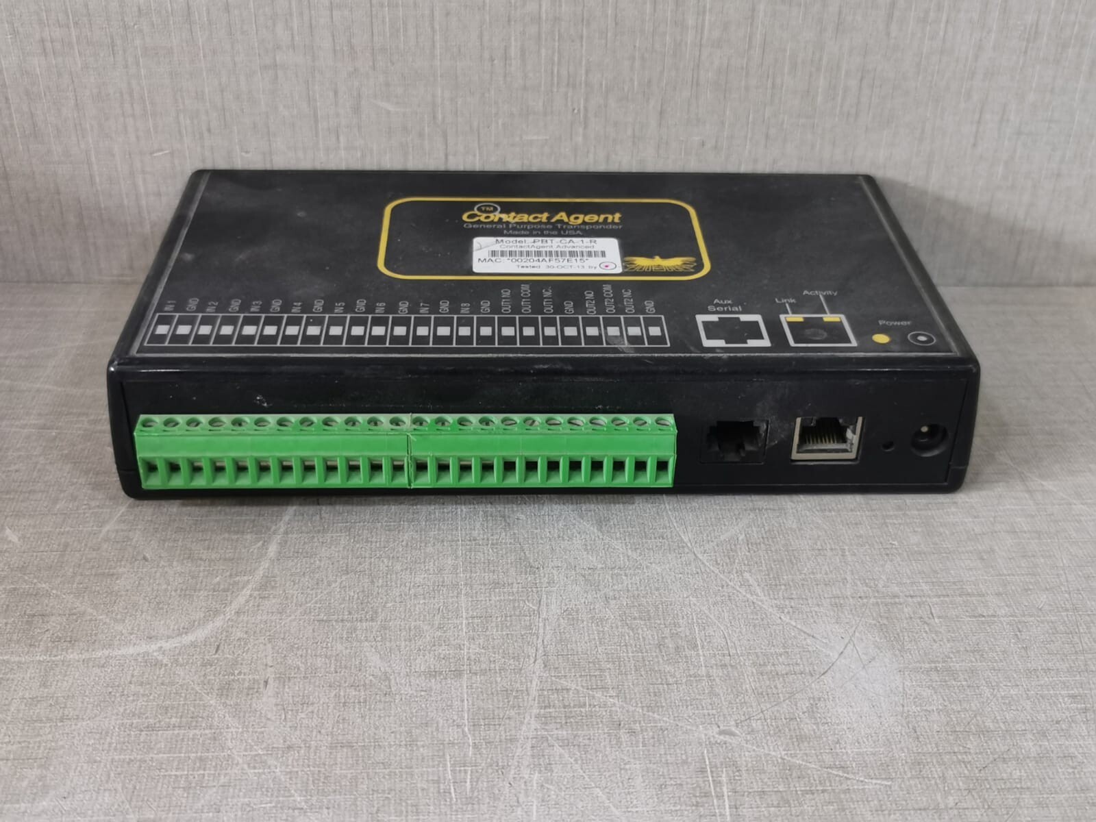 CONTACT AGENT PBT-CA-1-R CONTACT AGENT PBT-CA-1-R GENERAL PURPOSE TRANSPONDER - UNIT ONLY 5