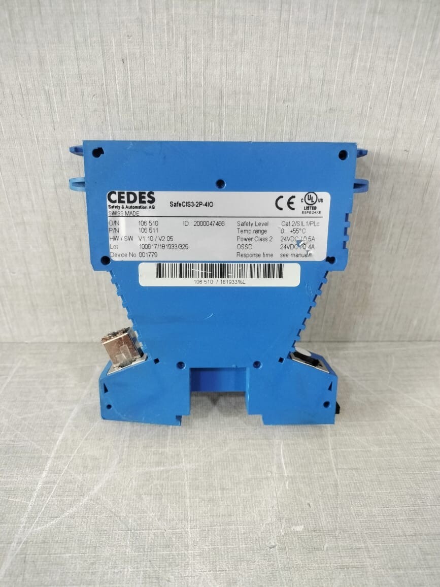 CEDES SAFECIS3-2P-4IO CEDES SAFETY & AUTOMATION SAFECIS3-2P-4IO 24VDC 6