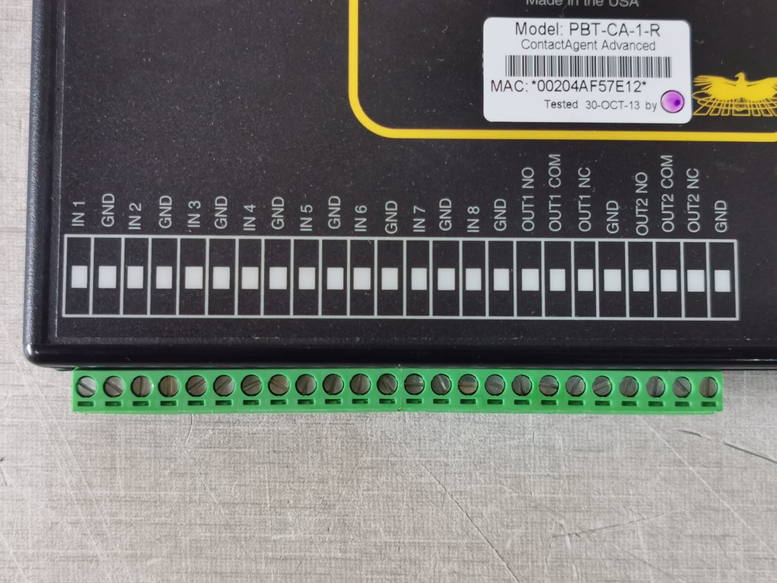 CONTACT AGENT PBT-CA-1-R CONTACT AGENT PBT-CA-1-R GENERAL PURPOSE TRANSPONDER - UNIT ONLY 5