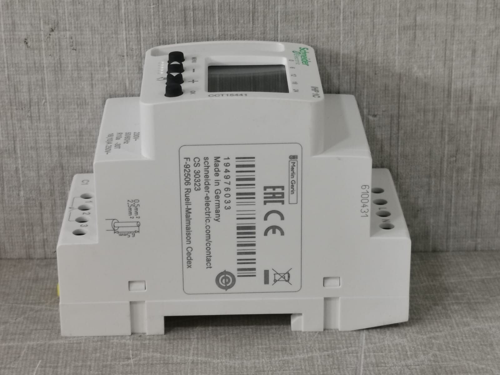 Schneider Electric CCT15441 SCHNEIDER ELECTRIC CCT15441 ACTI9 IHP 1C PROGRAMMABLE TIME SWITCH 6