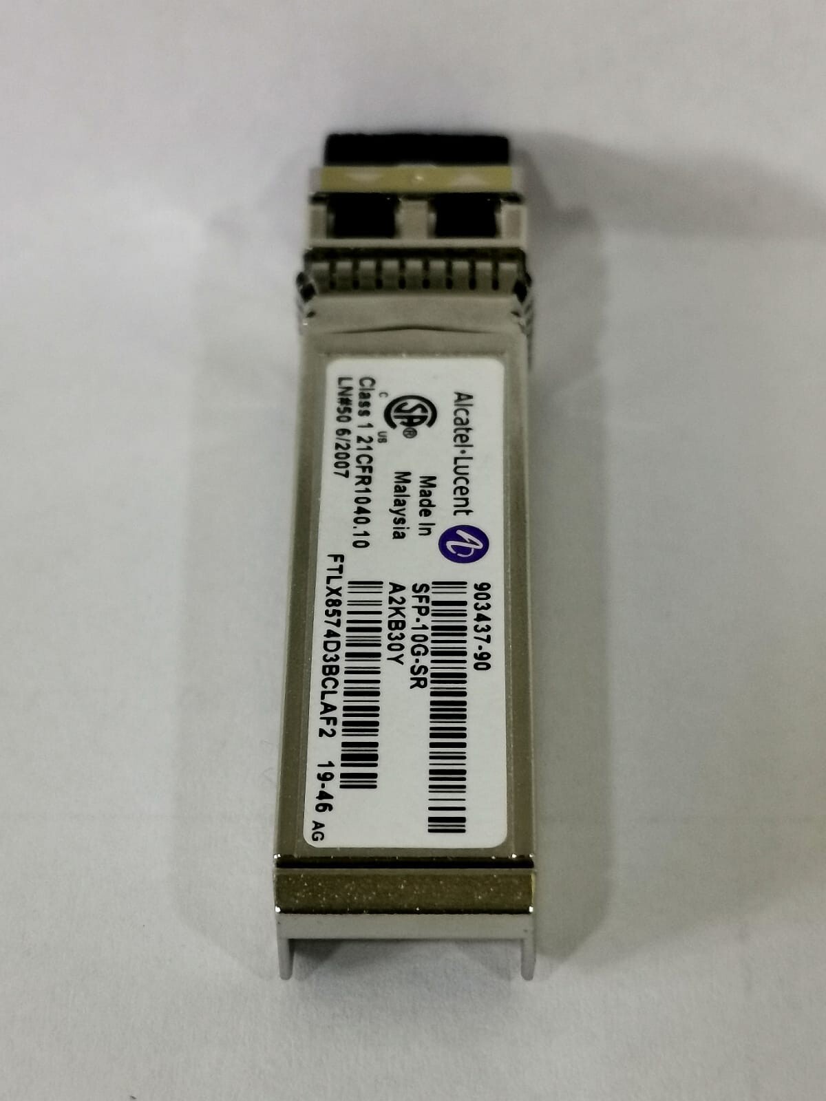 Alcatel-Lucent SFP-10G-SR ALCATEL-LUCENT 903437-90 SFP-10G-SR FIBER CHANNEL 6