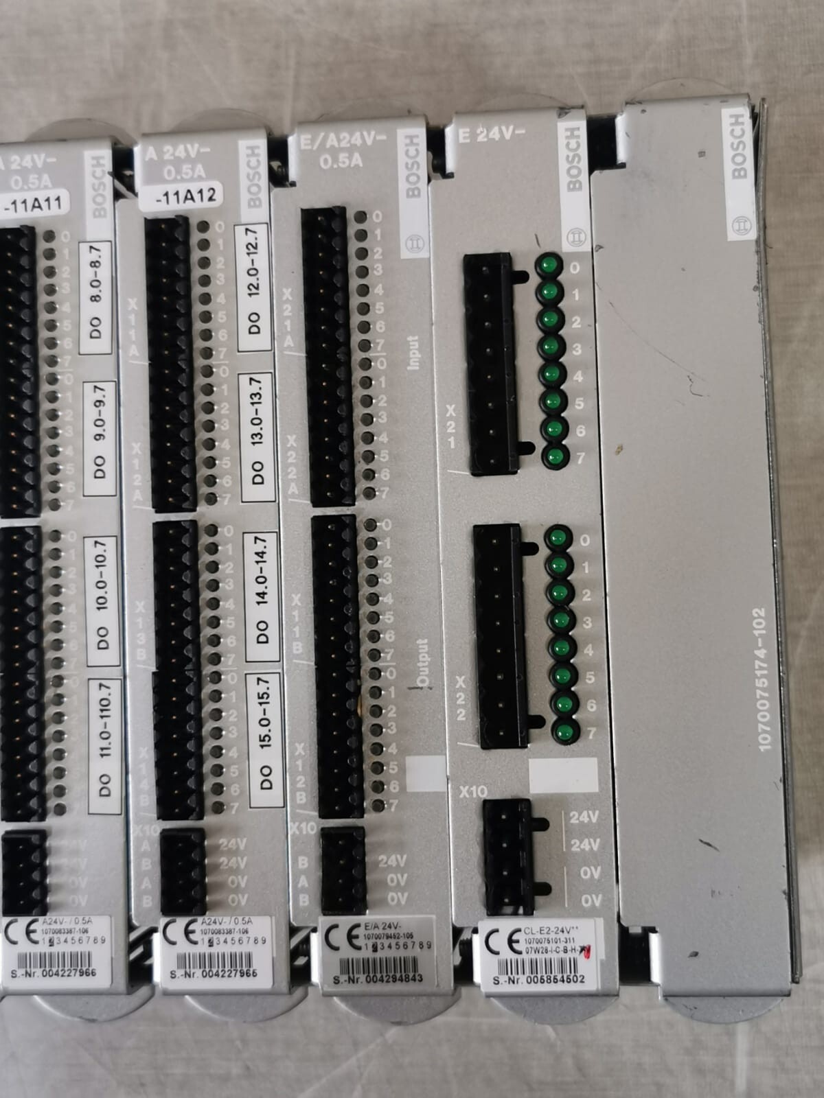 Bosch A24V-0.5A BOSCH RACK with 4 NOS. OF A24V-0.5A | E/A24V-0.5A | E24V | 1070075174-102 4