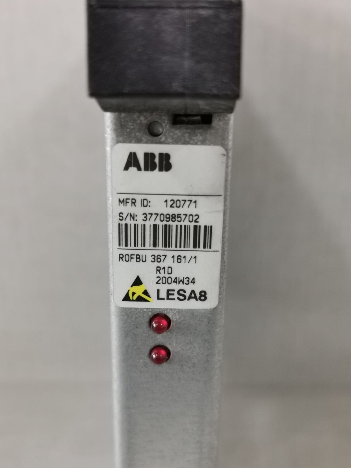 ABB ROFBU-367-161 ABB ROFBU 367 161/1 R1D 2004W34 LESA8 4