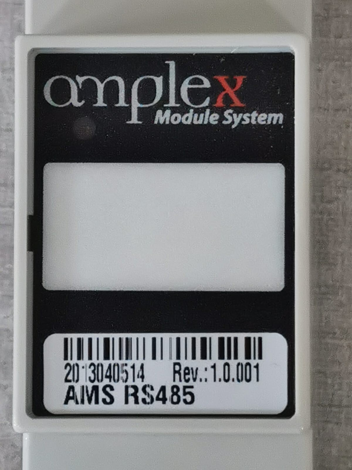 Amplex RS485 AMPLEX Module System AMS RS485 REV 1.0.001 Module for DLMS/COSEM & Modbus 2